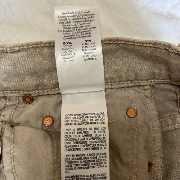 Mother Insider Ankle Fray in Chalk it Up size 25 - Picture 14 of 16